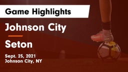 Johnson City  vs Seton Game Highlights - Sept. 25, 2021