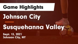 Johnson City  vs Susquehanna Valley Game Highlights - Sept. 13, 2021