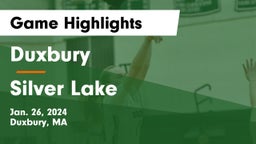 Duxbury  vs Silver Lake  Game Highlights - Jan. 26, 2024