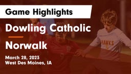 Dowling Catholic  vs Norwalk  Game Highlights - March 28, 2023