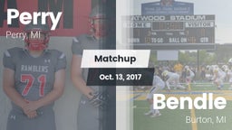 Matchup: Perry  vs. Bendle  2017