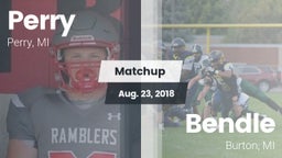 Matchup: Perry  vs. Bendle  2018