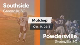 Matchup: Southside High vs. Powdersville  2016