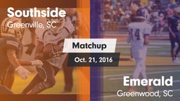 Matchup: Southside High vs. Emerald  2016