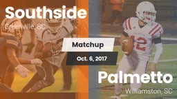 Matchup: Southside High vs. Palmetto  2017