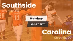 Matchup: Southside High vs. Carolina  2017