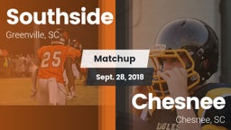 Matchup: Southside High vs. Chesnee  2018