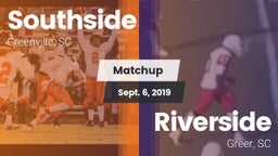 Matchup: Southside High vs. Riverside  2019