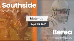 Matchup: Southside High vs. Berea  2020