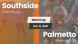 Matchup: Southside High vs. Palmetto  2020