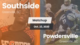 Matchup: Southside High vs. Powdersville  2020