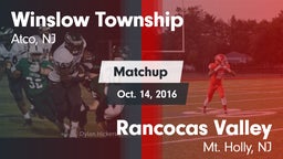 Matchup: Winslow Township vs. Rancocas Valley  2016