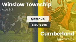 Matchup: Winslow Township vs. Cumberland  2017