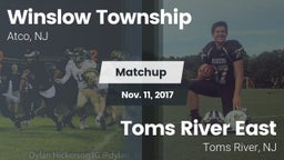 Matchup: Winslow Township vs. Toms River East  2017