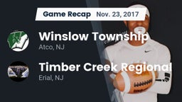 Recap: Winslow Township  vs. Timber Creek Regional  2017