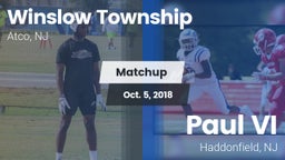 Matchup: Winslow Township vs. Paul VI  2018