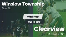 Matchup: Winslow Township vs. Clearview  2018