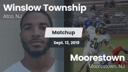 Matchup: Winslow Township vs. Moorestown  2019