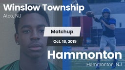 Matchup: Winslow Township vs. Hammonton  2019