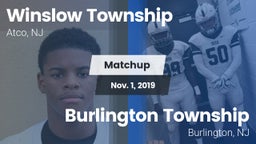 Matchup: Winslow Township vs. Burlington Township  2019