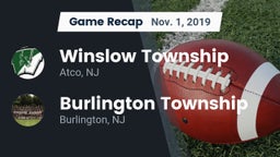 Recap: Winslow Township  vs. Burlington Township  2019