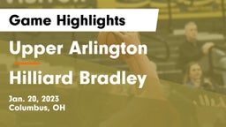 Upper Arlington  vs Hilliard Bradley  Game Highlights - Jan. 20, 2023