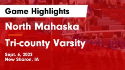 North Mahaska  vs Tri-county  Varsity Game Highlights - Sept. 6, 2022