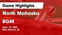 North Mahaska  vs BGM  Game Highlights - Sept. 18, 2023