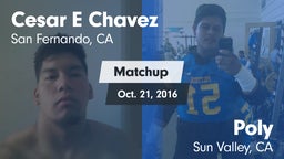 Matchup: Cesar E Chavez vs. Poly  2016