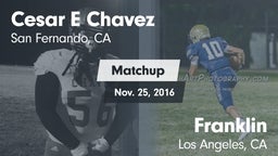 Matchup: Cesar E Chavez vs. Franklin  2016