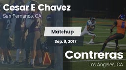 Matchup: Cesar E Chavez vs. Contreras  2017