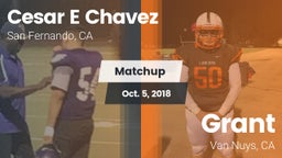 Matchup: Cesar E Chavez vs. Grant  2018
