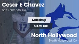 Matchup: Cesar E Chavez vs. North Hollywood  2018