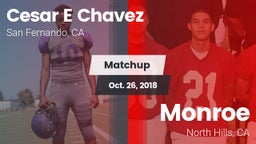 Matchup: Cesar E Chavez vs. Monroe  2018