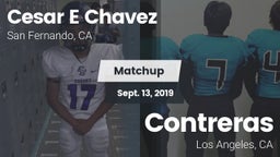 Matchup: Cesar E Chavez vs. Contreras  2019