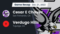 Recap: Cesar E Chavez  vs. Verdugo Hills  2022