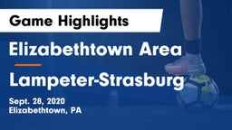 Elizabethtown Area  vs Lampeter-Strasburg  Game Highlights - Sept. 28, 2020