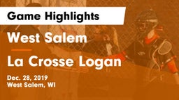 West Salem  vs La Crosse Logan Game Highlights - Dec. 28, 2019