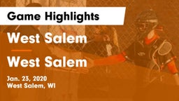 West Salem  vs West Salem  Game Highlights - Jan. 23, 2020