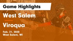 West Salem  vs Viroqua  Game Highlights - Feb. 21, 2020