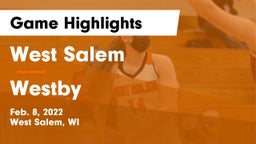 West Salem  vs Westby  Game Highlights - Feb. 8, 2022
