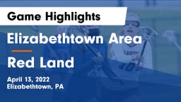 Elizabethtown Area  vs Red Land  Game Highlights - April 13, 2022