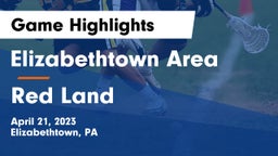 Elizabethtown Area  vs Red Land  Game Highlights - April 21, 2023