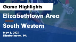 Elizabethtown Area  vs South Western  Game Highlights - May 8, 2023