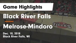 Black River Falls  vs Melrose-Mindoro  Game Highlights - Dec. 10, 2018