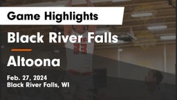 Black River Falls  vs Altoona  Game Highlights - Feb. 27, 2024
