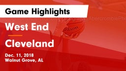 West End  vs Cleveland  Game Highlights - Dec. 11, 2018