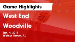 West End  vs Woodville  Game Highlights - Jan. 4, 2019