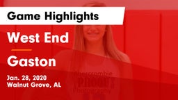 West End  vs Gaston Game Highlights - Jan. 28, 2020