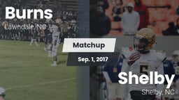 Matchup: Burns  vs. Shelby  2017